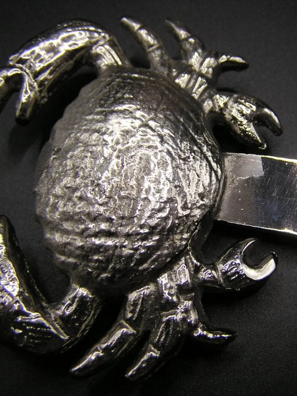 Crab Condiment Dish and Spreader